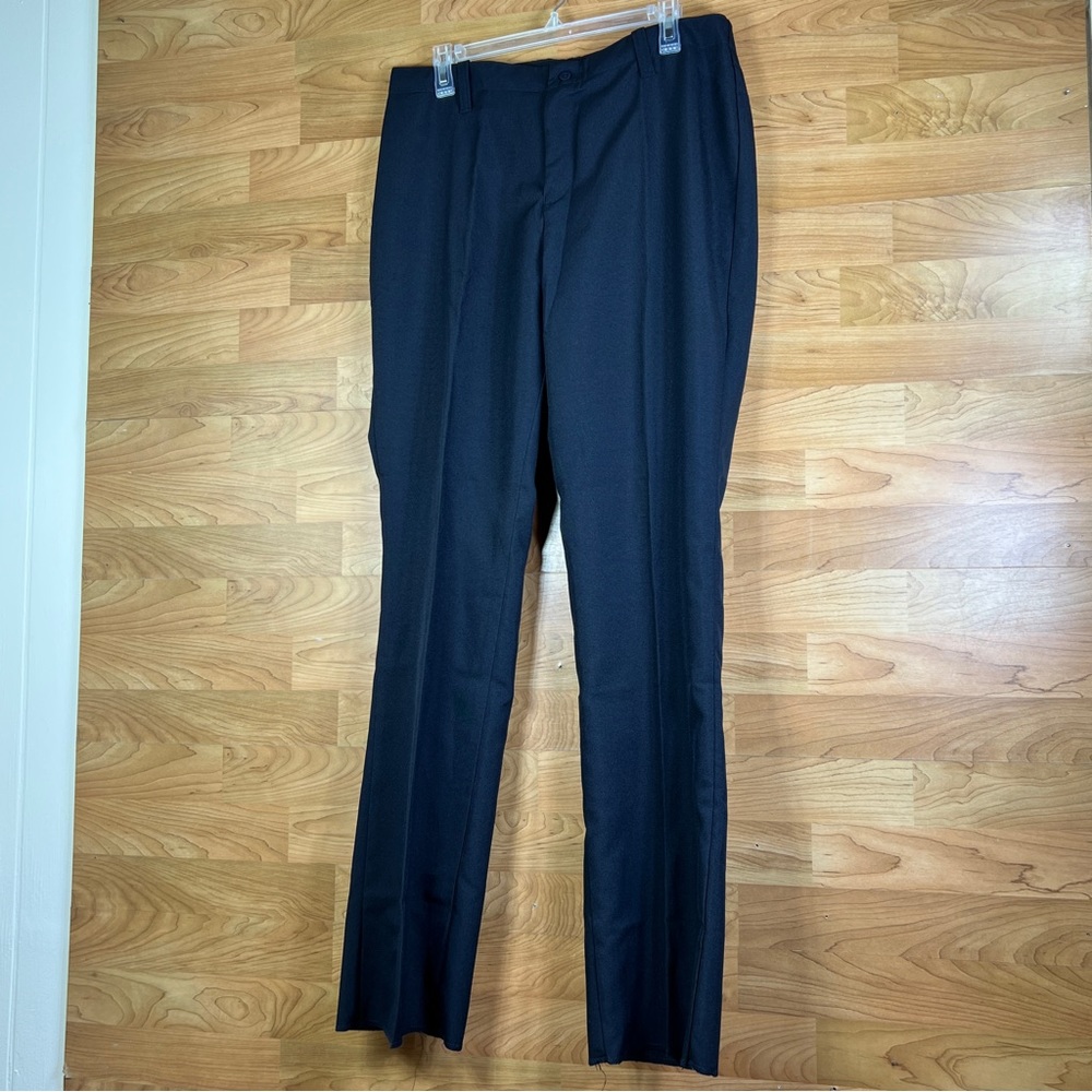 Ladies Uniform Wear Navy Blue Pant w/Pleats and Belt Loops Size 12